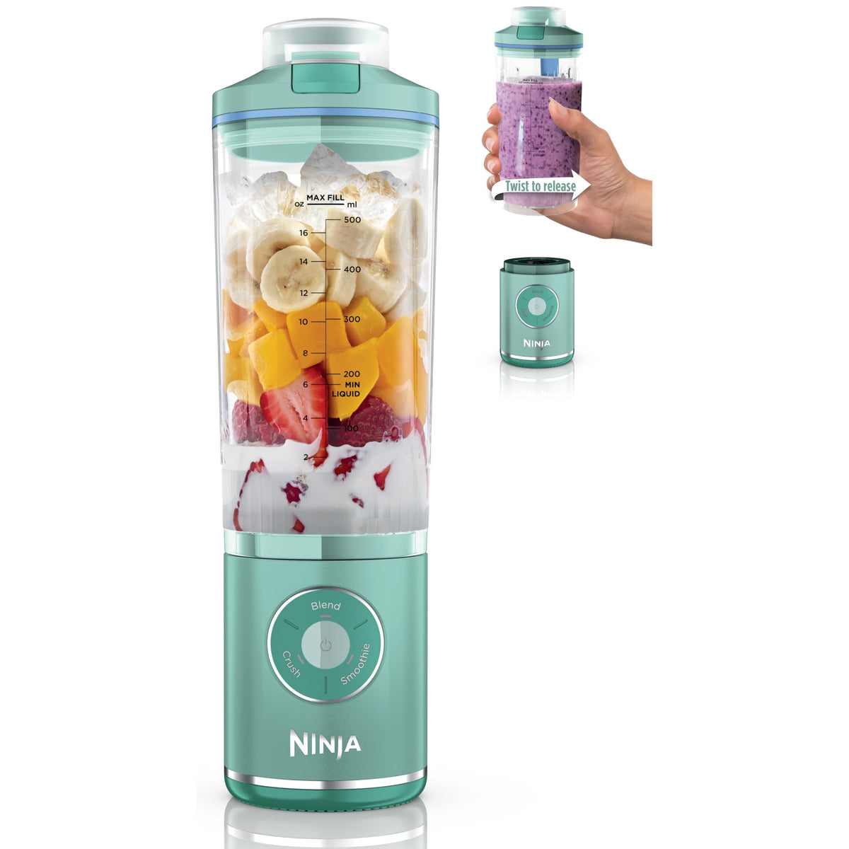 Ninja Blast Max Cordless Personal Blender with Auto-iQ Technology
