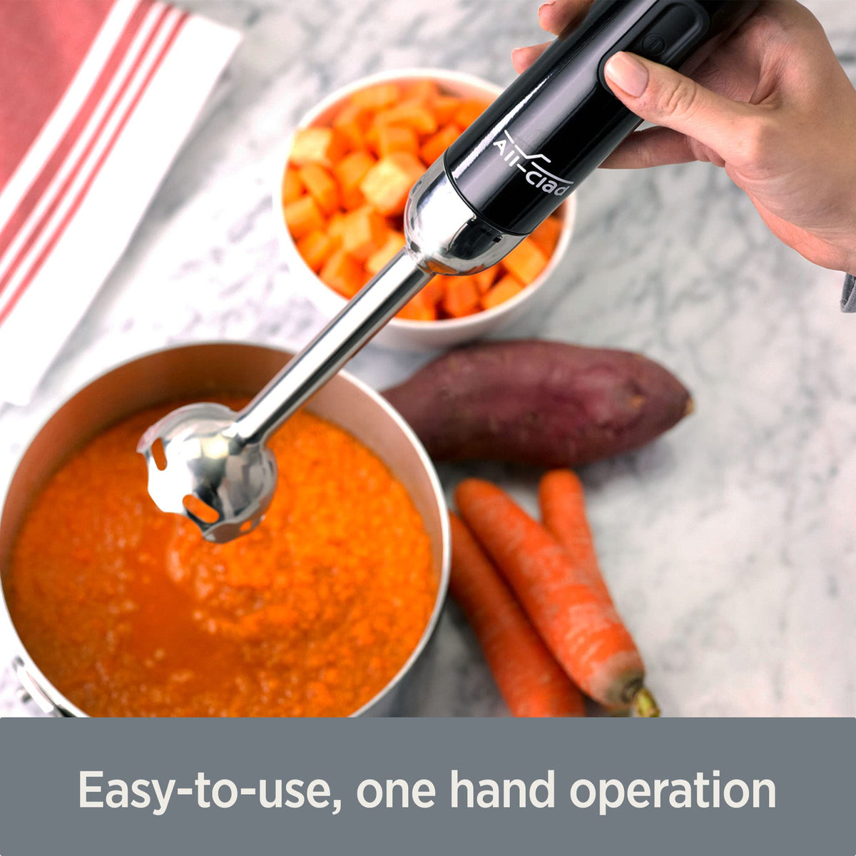 All-Clad Cordless Rechargeable Stainless Steel Immersion Blender
