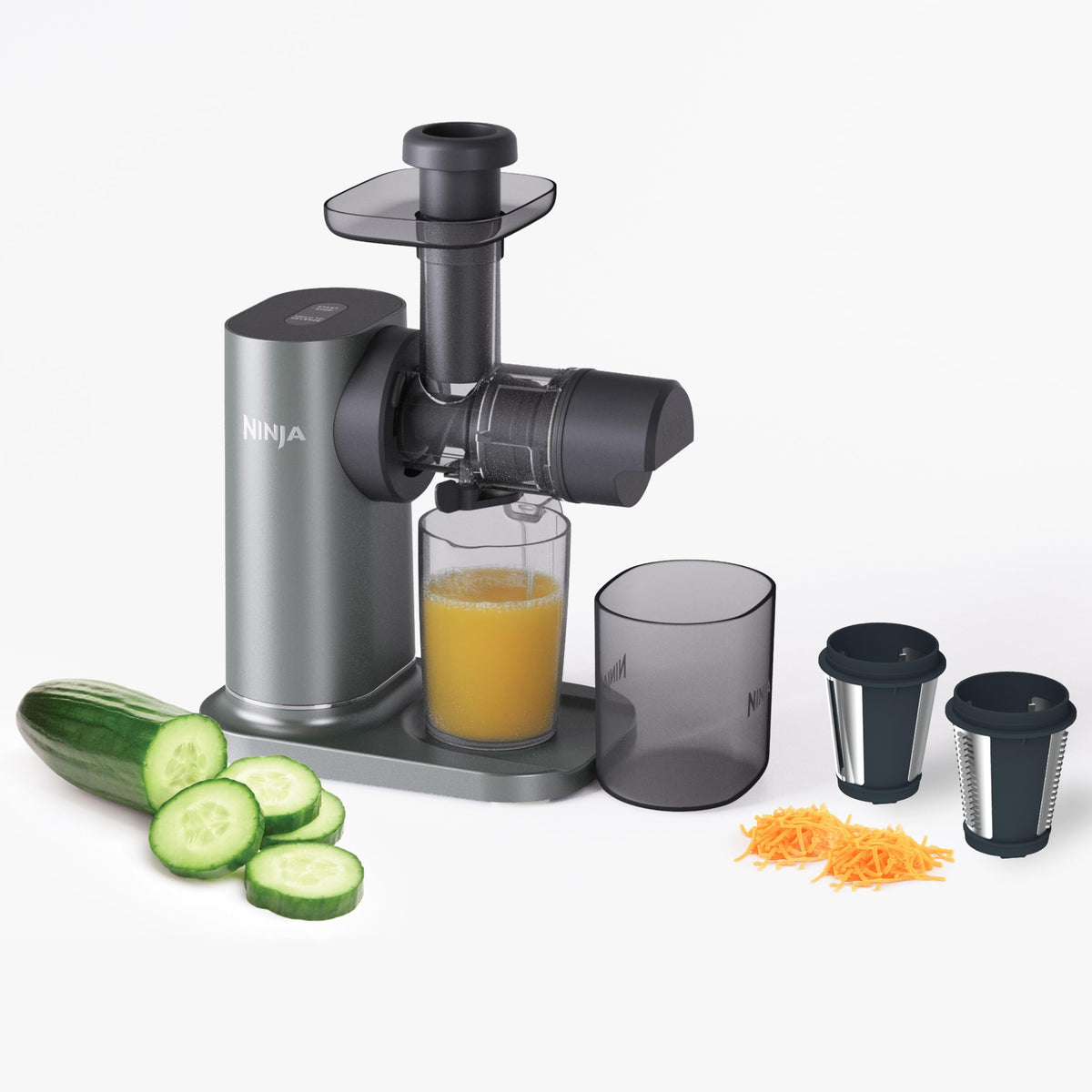 Ninja NeverClog Cold Press Juicer with Adjustable Pulp Control