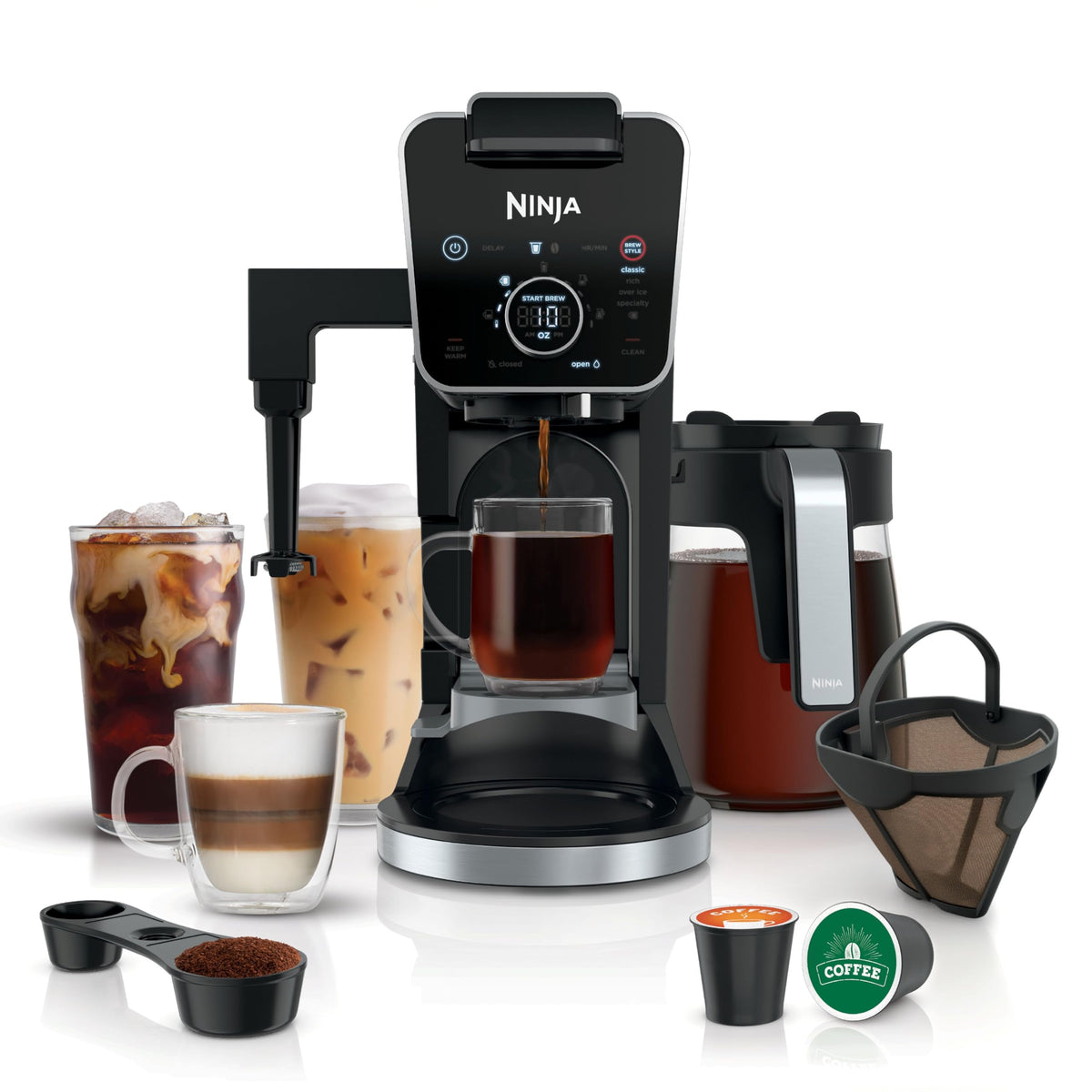 Ninja DualBrew Pro Specialty Coffee Maker with Frother