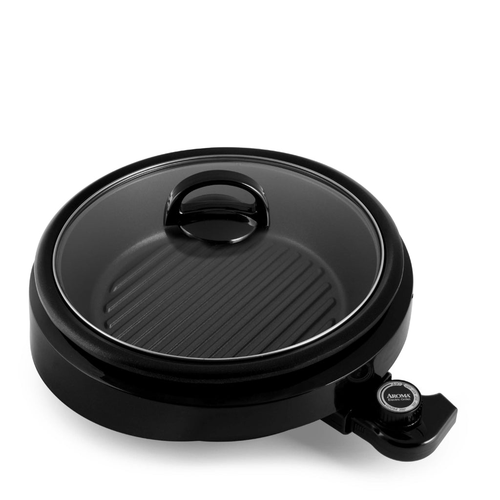 Aroma 3-Quart 3-in-1 Super Pot with Grill Plate