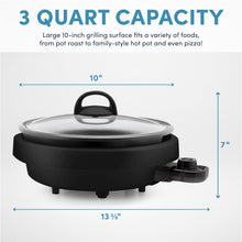 Aroma 3-Quart 3-in-1 Super Pot with Grill Plate