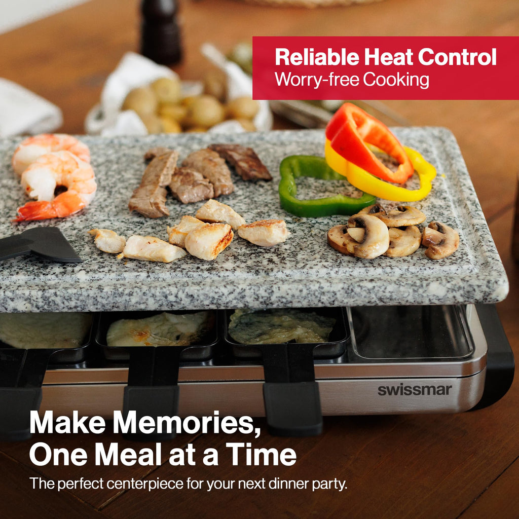 Swissmar 8-Person Classic Raclette with Reversible Grill