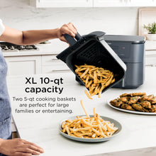 Ninja Dual-Zone Air Fryer with Smart Finish Technology