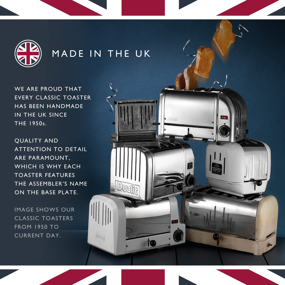 Dualit Classic NewGen 2/4-Slice Stainless Steel Toaster