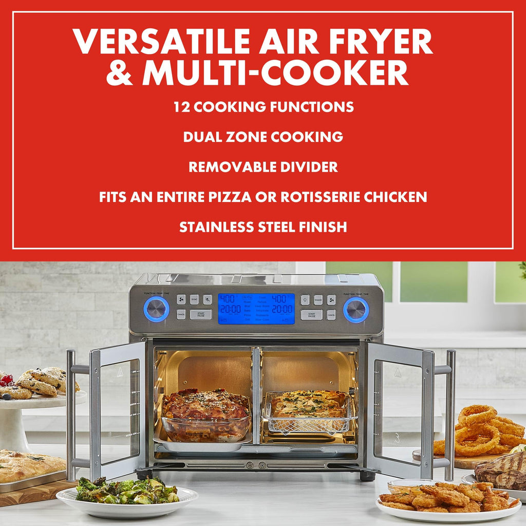 Emeril Lagasse Dual Zone 360 Air Fryer Oven with French Doors