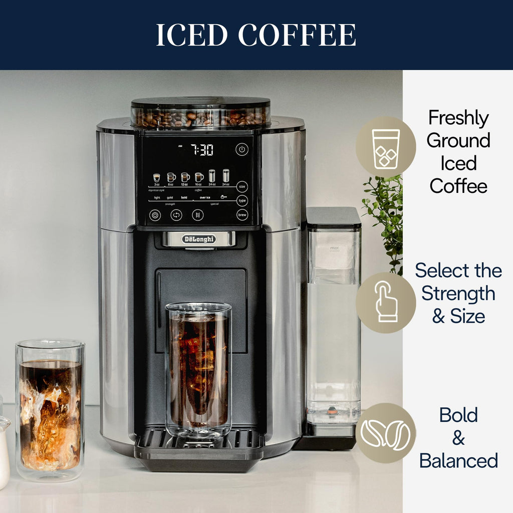 De'Longhi TrueBrew Coffee Maker with Built-In Grinder