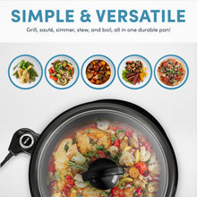 Aroma 3-Quart 3-in-1 Super Pot with Grill Plate