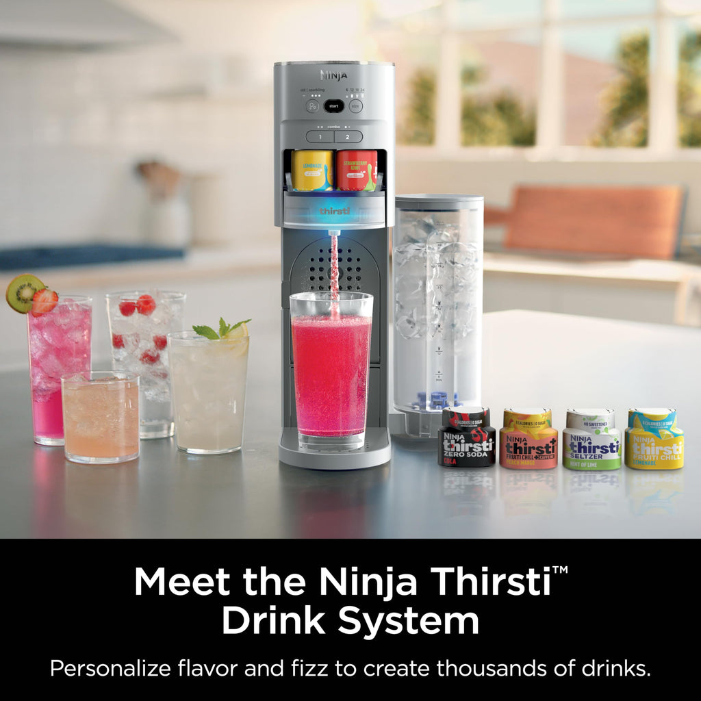 Ninja Thirsti Drink System Soda Maker for Sparkling Drinks