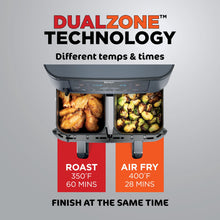 Ninja Dual-Zone Air Fryer with Smart Finish Technology