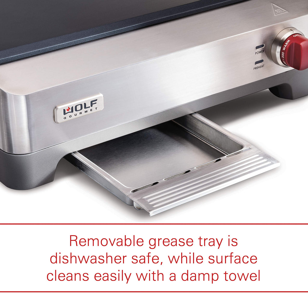 Wolf Gourmet Precision Electric Griddle with Temperature Control