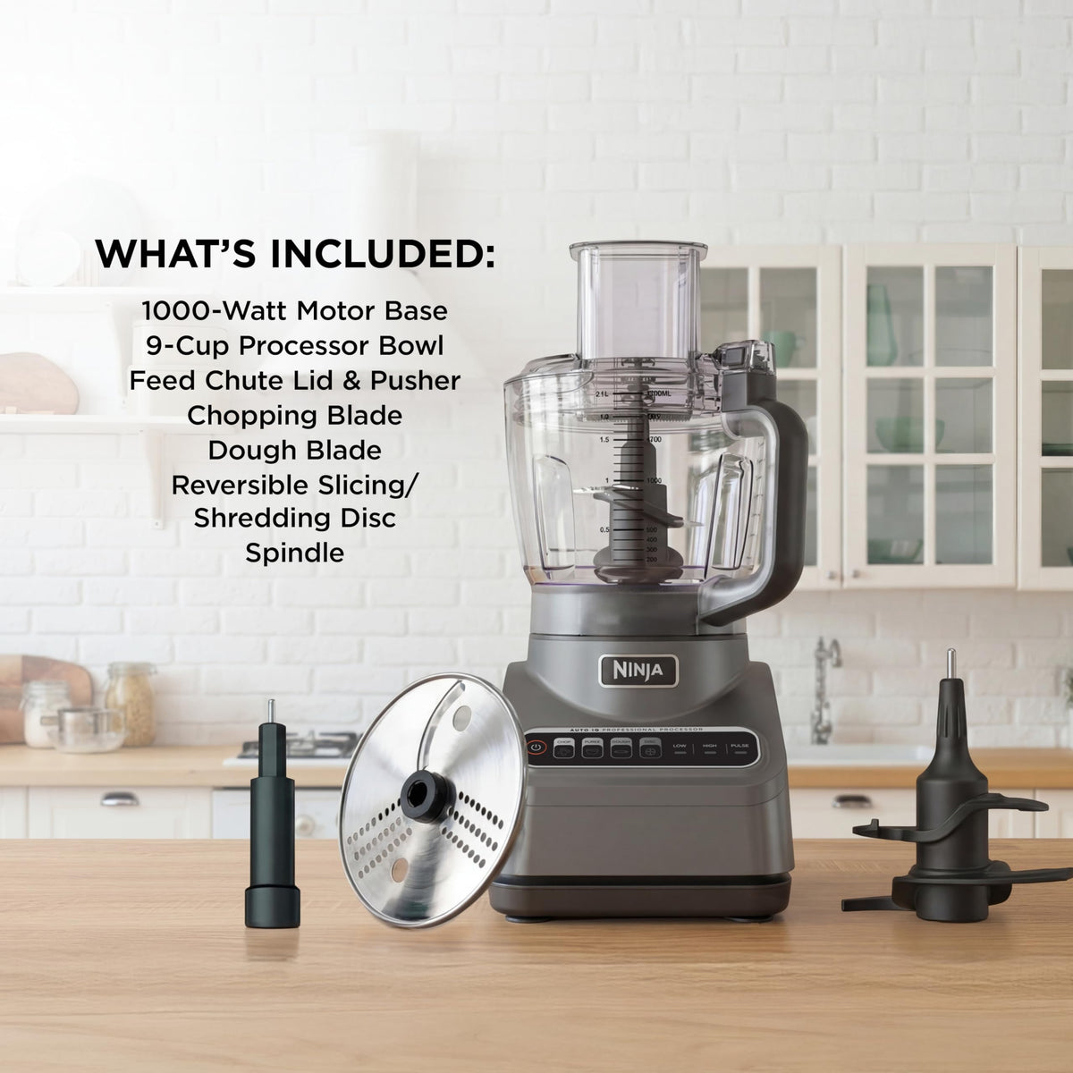 Ninja Professional Plus 9-Cup Food Processor with 4 Functions