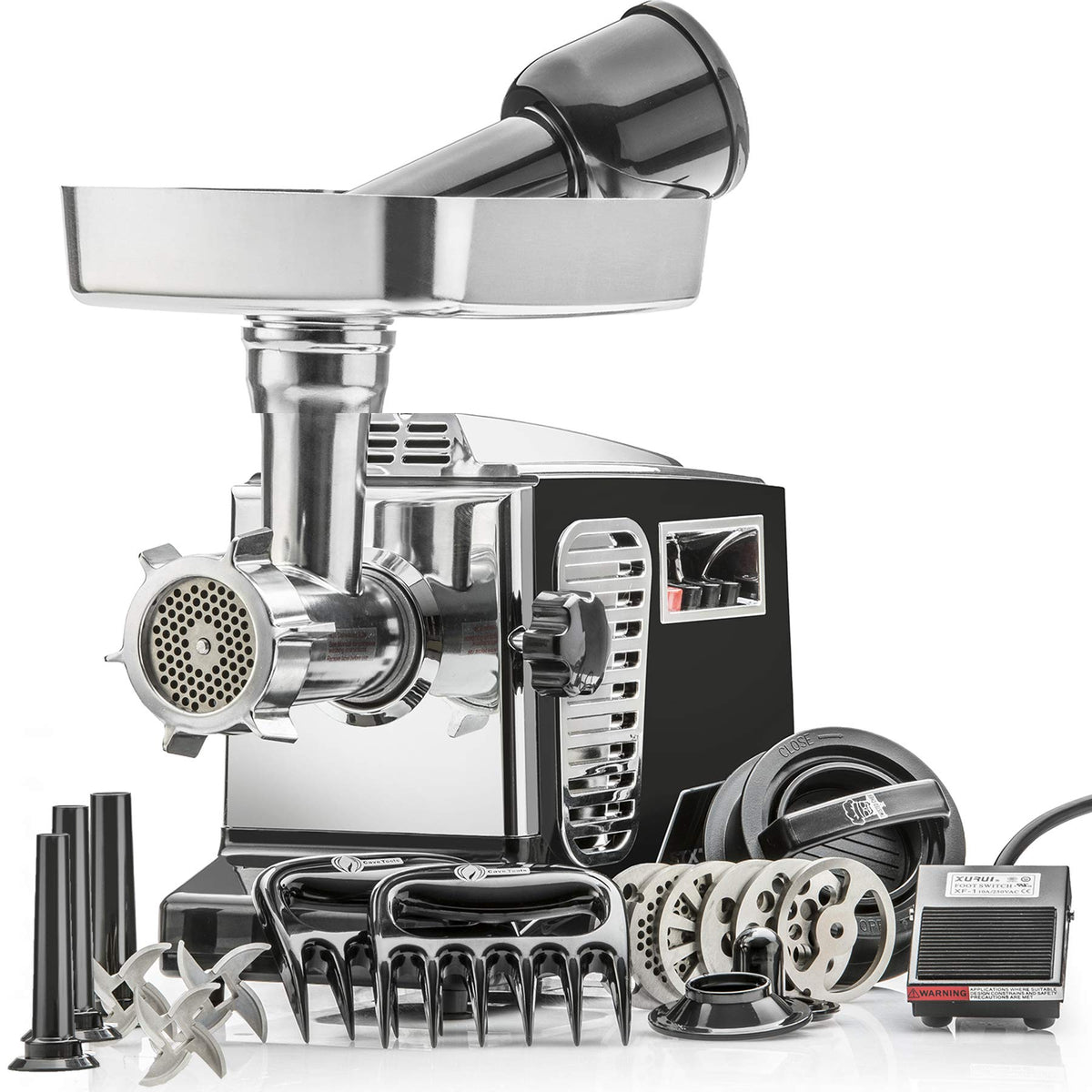 STX Turboforce II Platinum Electric Meat Grinder & Sausage Stuffer
