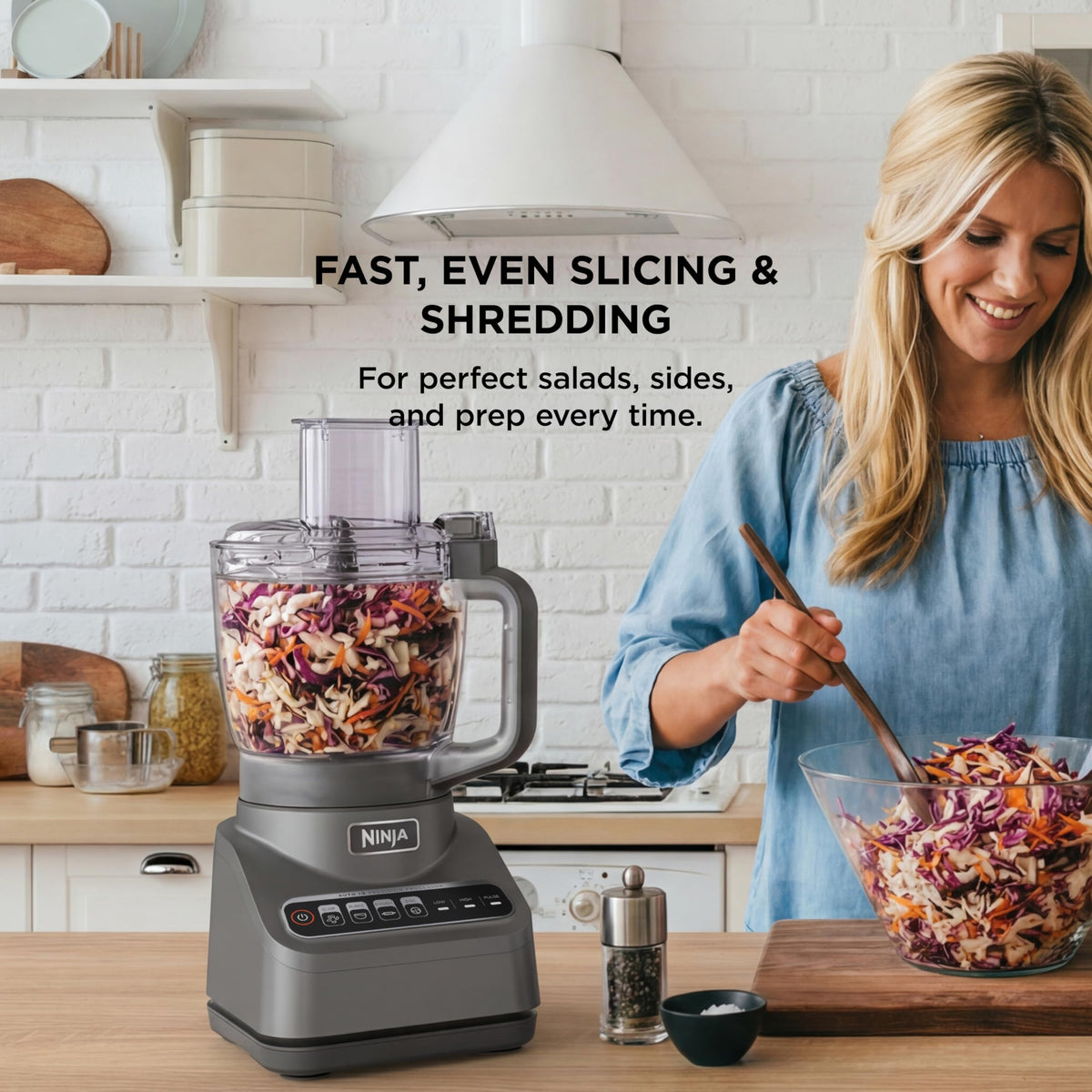 Ninja Professional Plus 9-Cup Food Processor with 4 Functions