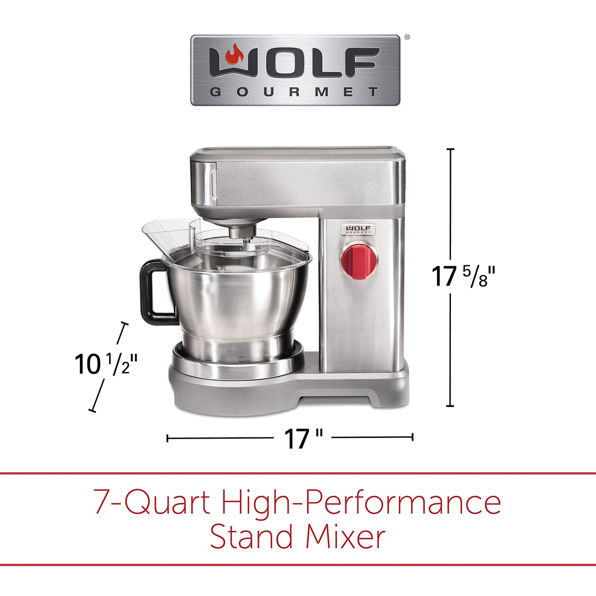 Wolf Gourmet 7-Quart High-Performance Stand Mixer