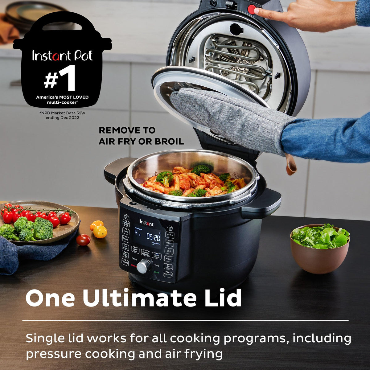 Instant Pot Duo Crisp WiFi 13-in-1 Air Fryer & Pressure Cooker