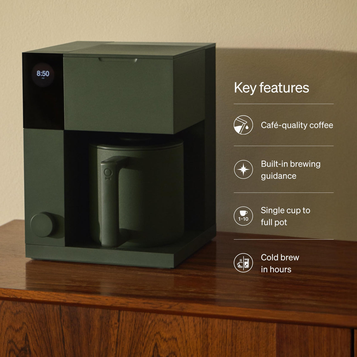 Fellow Aiden Precision Smart Drip Coffee Maker with Thermal Carafe
