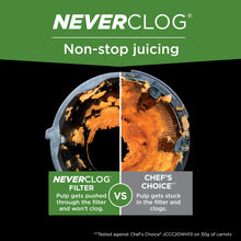 Ninja NeverClog Cold Press Juicer with Adjustable Pulp Control