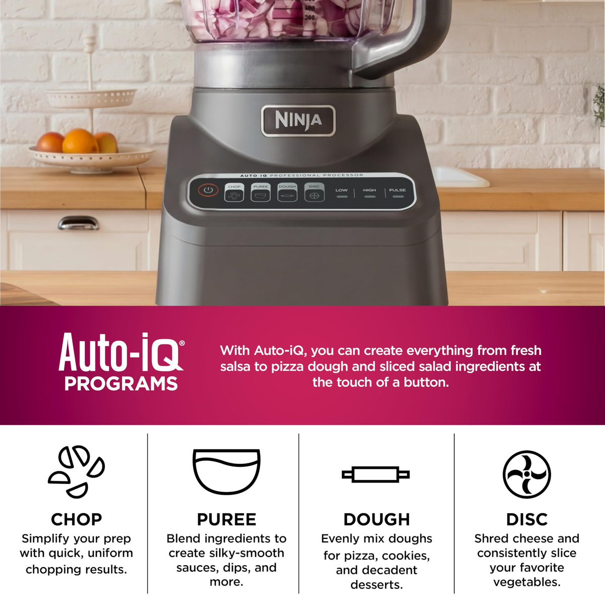 Ninja Professional Plus 9-Cup Food Processor with 4 Functions