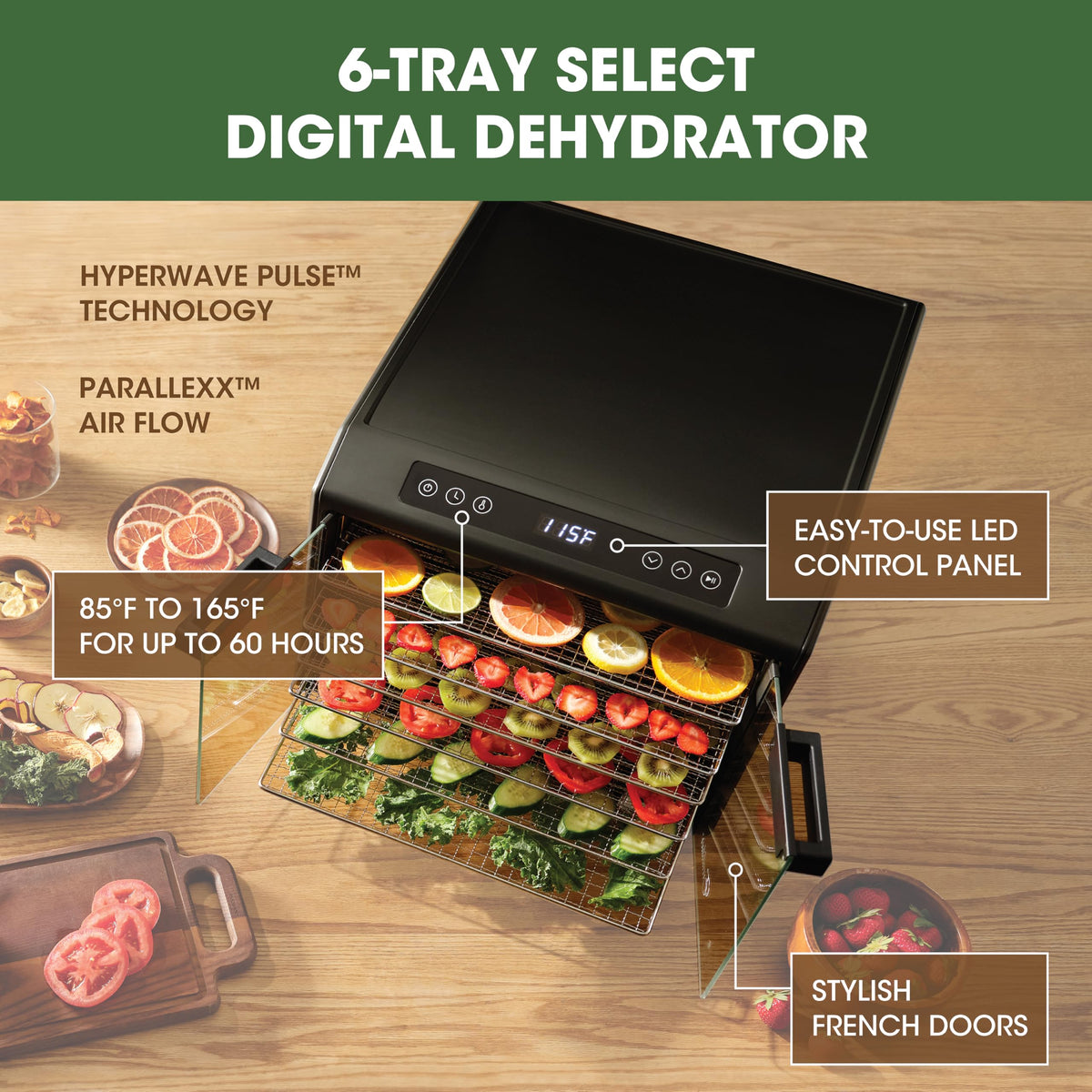 Excalibur Professional Food Dehydrator for Jerky & Snacks