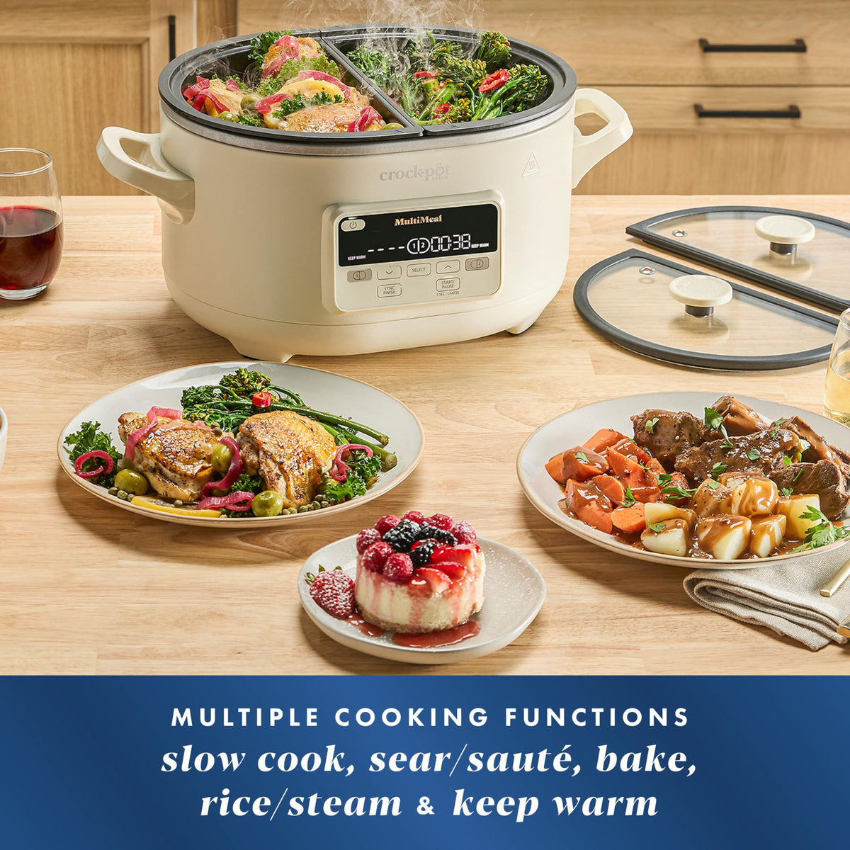 Crock-Pot MultiMeal Programmable Slow Cooker with Bake Function